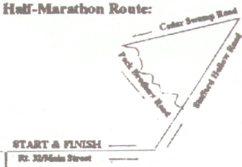 half marathon course